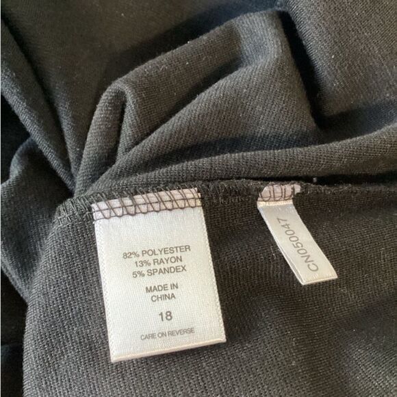 New York & Co Skirt Women’s Size 18 Color Black Stretch - Picture 6 of 8